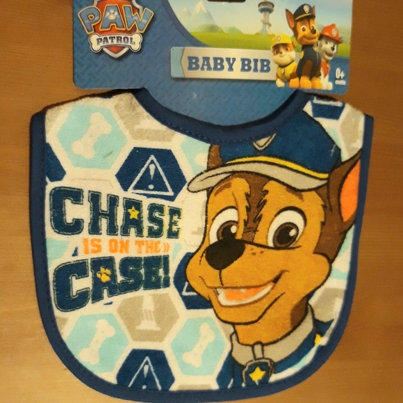 Paw Patrol 3-pack infant baby terry cloth bibs - Picture 2 of 7